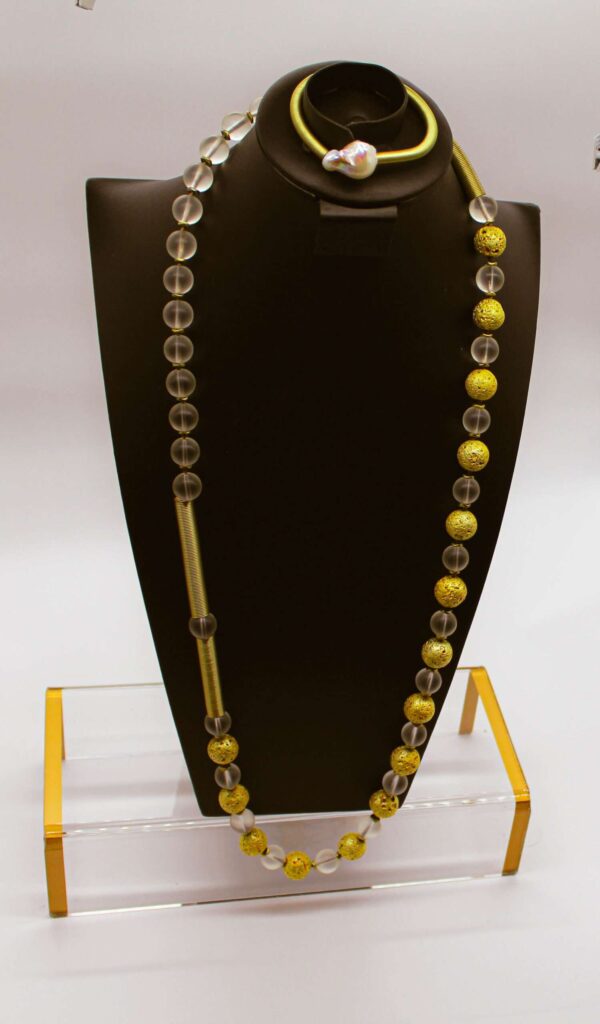Glass Bead Necklace - Image 3