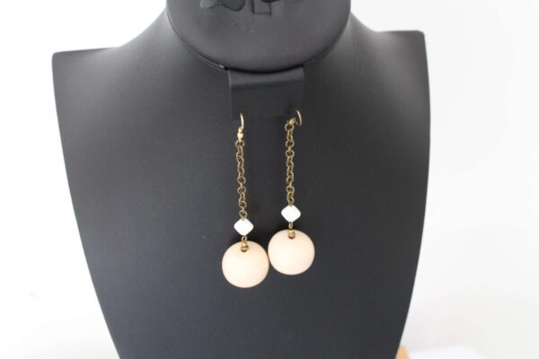 Beige and Brown Chunky Necklace - Image 2